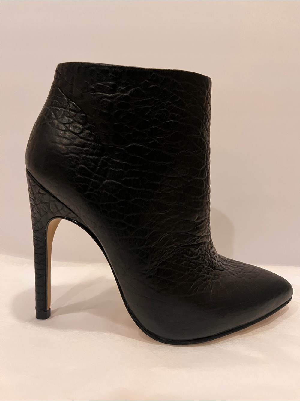 Aldo Black High-Heel Ankle Boot